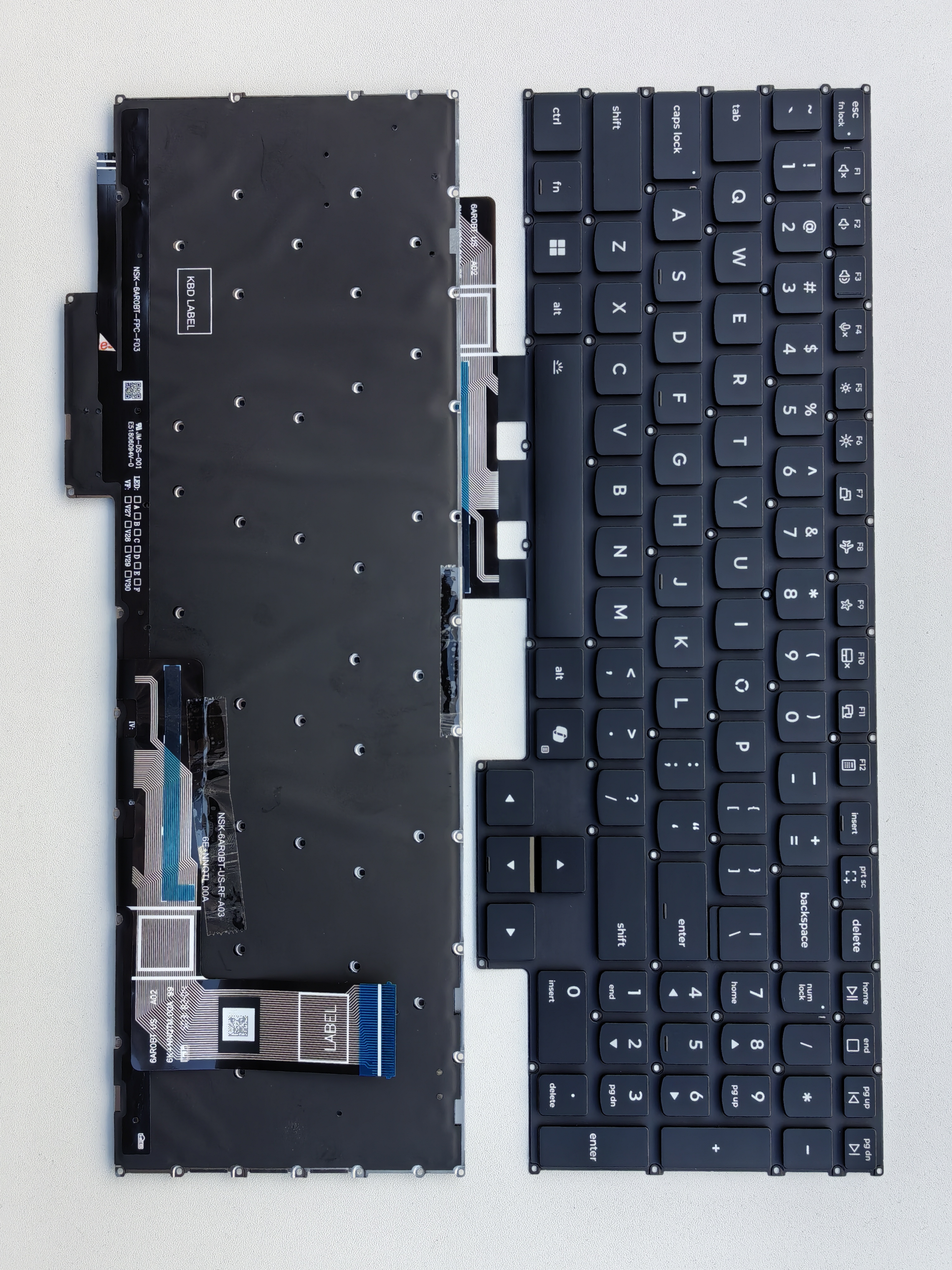 Picture of New Replacement Laptop Keyboard For LENOVO Y7000 2025 R9000P 2025 AI key BLACK Backlit US Layout